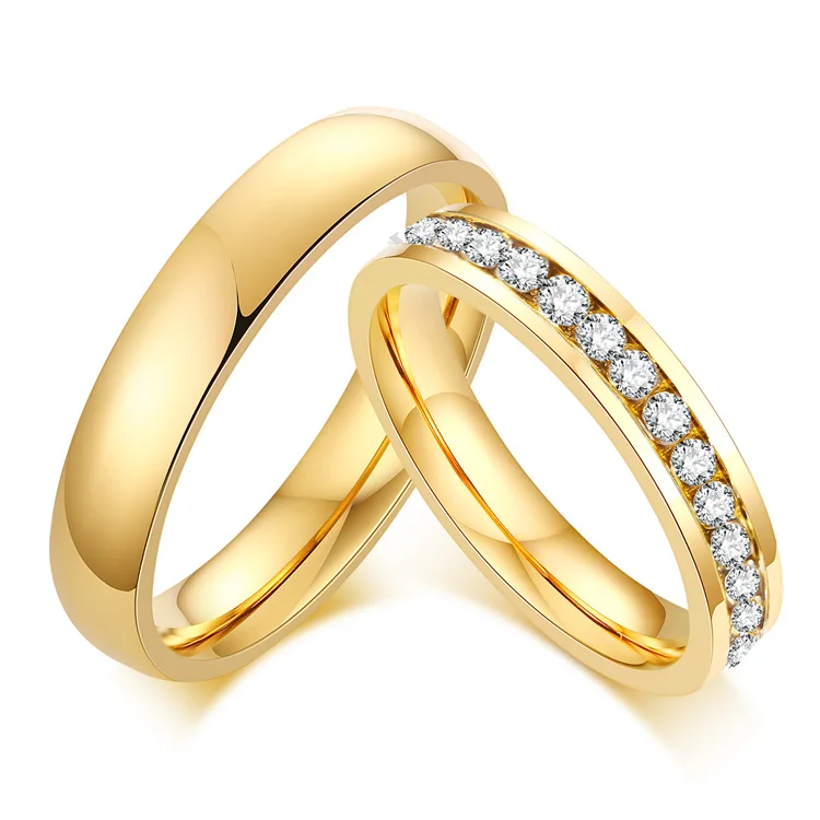 Luxury diamond engagement wedding couples rings custom name 18k gold plated stainless steel rings
Luxury diamond engagement wedding couples rings custom name 18k gold plated stainless steel rings