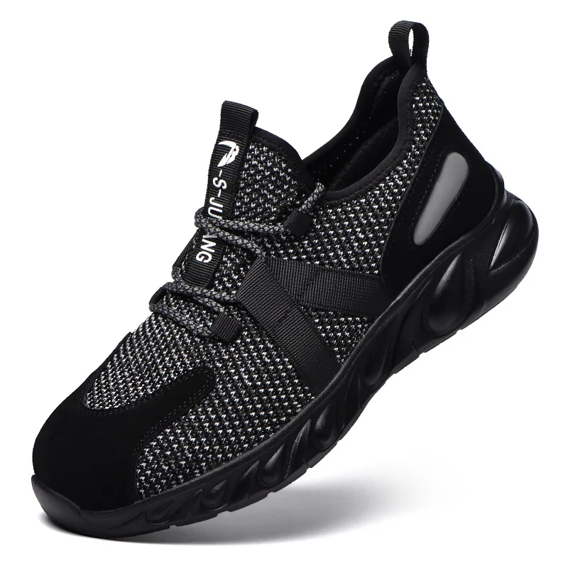 Steel Toe New Safety Shoes Men Anti-smashing And Anti-stab-penetrating Fashionable Fly Knit Mesh Work Safety Shoes
Steel Toe New Safety Shoes Men Anti-smashing And Anti-stab-penetrating Fashionable Fly Knit Mesh Work Safety Shoes