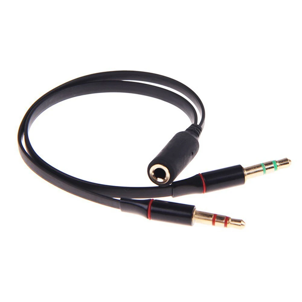 Double plug to single hole computer headphone cable headset two-in-one adapter cable mobile phone to computer 3.5mm audio cable
Double plug to single hole computer headphone cable headset two-in-one adapter cable mobile phone to computer 3.5mm audio cable