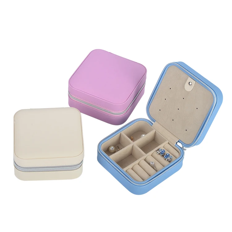 Small Ring Earring Necklace Pu Jewellery Case Travel jewelry Box Leather Jewelry Organizer, Customized
Small Ring Earring Necklace Pu Jewellery Case Travel jewelry Box Leather Jewelry Organizer, Customized