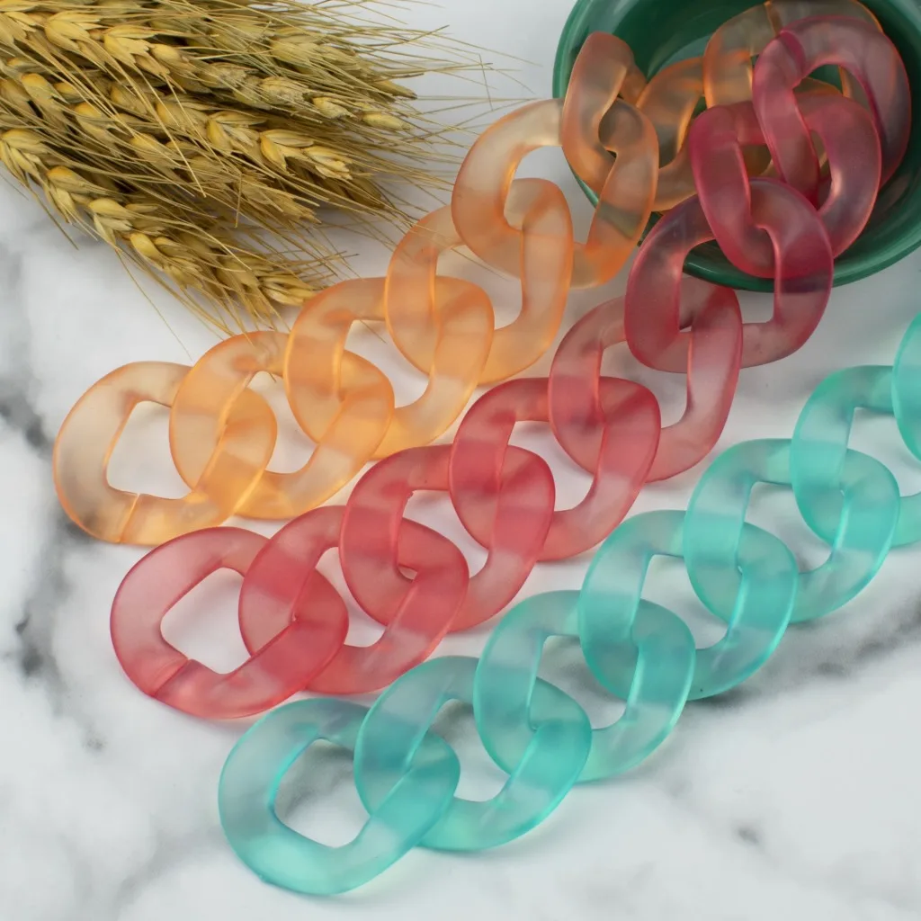 REWIN Matte Acrylic Candy Chain Clear Transparent Chunky Single Clips for Handcraft Accessories, 11 colors in stock
REWIN Matte Acrylic Candy Chain Clear Transparent Chunky Single Clips for Handcraft Accessories, 11 colors in stock
