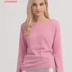 Textile factory direct sales 2019 explosion sweaters long cashmere women's bottoming