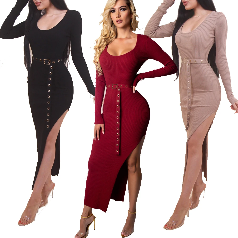 Spring Women's Sexy And Elegant Open-dress With Sashes And Long Sleevel Elastic Long Skirt
Spring Women's Sexy And Elegant Open-dress With Sashes And Long Sleevel Elastic Long Skirt