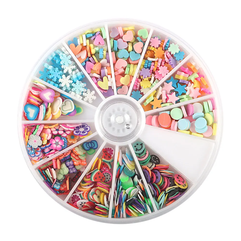 3D Cute Design Fruits Nail Art Slices Flowers Polymer Clay For DIY Crafts Nail Art Decoration F0712
3D Cute Design Fruits Nail Art Slices Flowers Polymer Clay For DIY Crafts Nail Art Decoration F0712