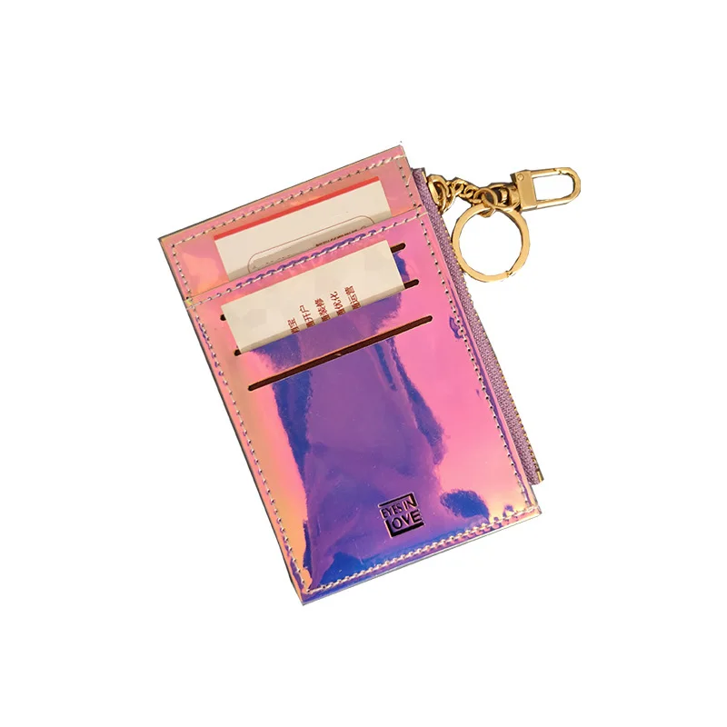 PVC wallet adult wallet new laser dazzling color holding bag fashion creative multi-card position wallet, Customized color
PVC wallet adult wallet new laser dazzling color holding bag fashion creative multi-card position wallet, Customized color