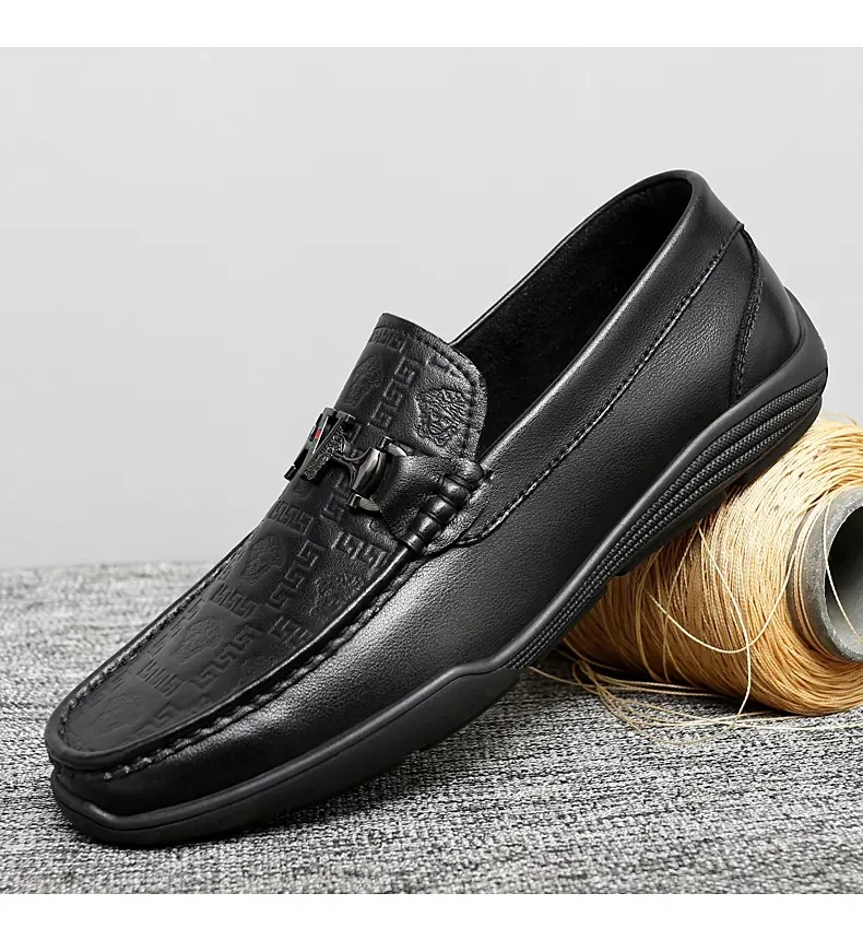 Doudou shoes men's 2021 new trendy leather soft bottom black driving shoes British business men's casual leather shoes, 2 colors
Doudou shoes men's 2021 new trendy leather soft bottom black driving shoes British business men's casual leather shoes, 2 colors