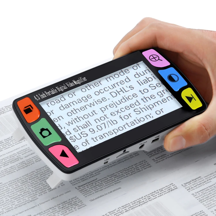 4.3 Inch Portable Video Digital Magnifier Electronic Reading Aids w/Multiple Color Modes 6X-16X Video Magnifier Low Vision
4.3 Inch Portable Video Digital Magnifier Electronic Reading Aids w/Multiple Color Modes 6X-16X Video Magnifier Low Vision