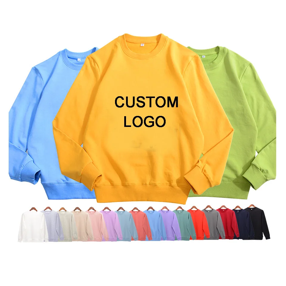 Unisex 260GSM Cotton 2021 Custom Logo and Printing Blank Women's Plain Sweatshirt Men Casual Streetwear Pullover Sweatshirts
Unisex 260GSM Cotton 2021 Custom Logo and Printing Blank Women's Plain Sweatshirt Men Casual Streetwear Pullover Sweatshirts