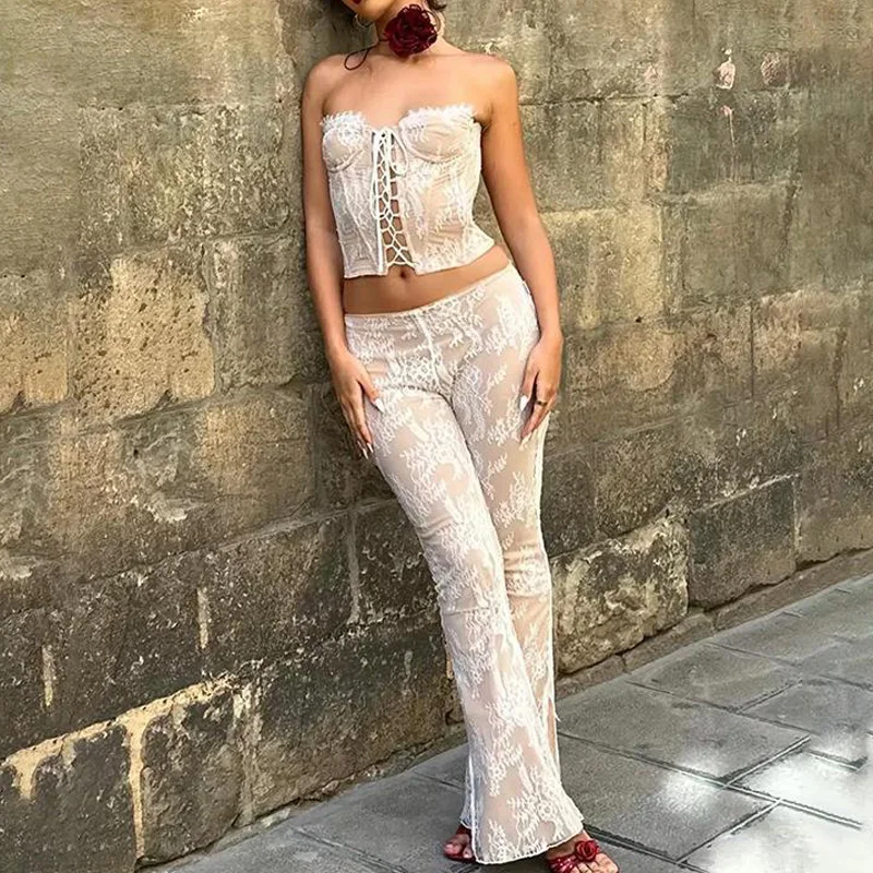 R30203S Summer New Elegant Composite Lace Pants Simple Wind Pressure Flower Composite Lace Vest Blouse Women
R30203S Summer New Elegant Composite Lace Pants Simple Wind Pressure Flower Composite Lace Vest Blouse Women