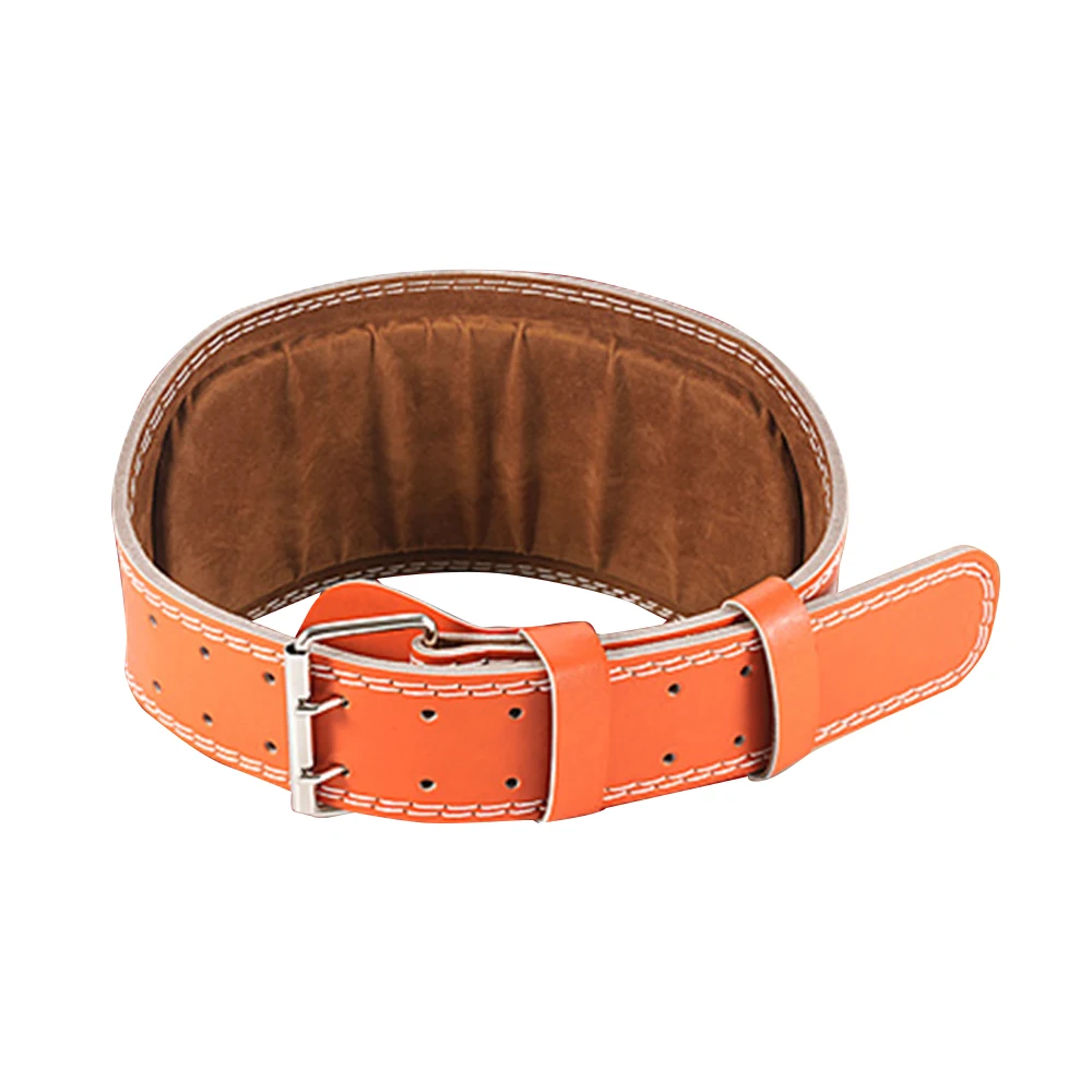 Adjustable Waist Support Belt Lumbar Back Support Exercise Belts leather weightlifting belt, Orange
Adjustable Waist Support Belt Lumbar Back Support Exercise Belts leather weightlifting belt, Orange