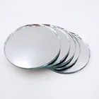 1.8mm 2mm round square sheet mini wall mirror glass design on the wall