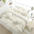 2021 AOKA Factory Supply Kids Used Solid Dyed Soft Warm Teddy Fleece Bedding Set