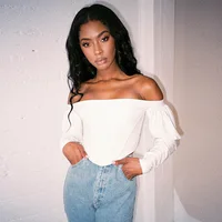 R10320S Women's new sexy off-the-shoulder long sleeves blouse
R10320S Women's new sexy off-the-shoulder long sleeves blouse