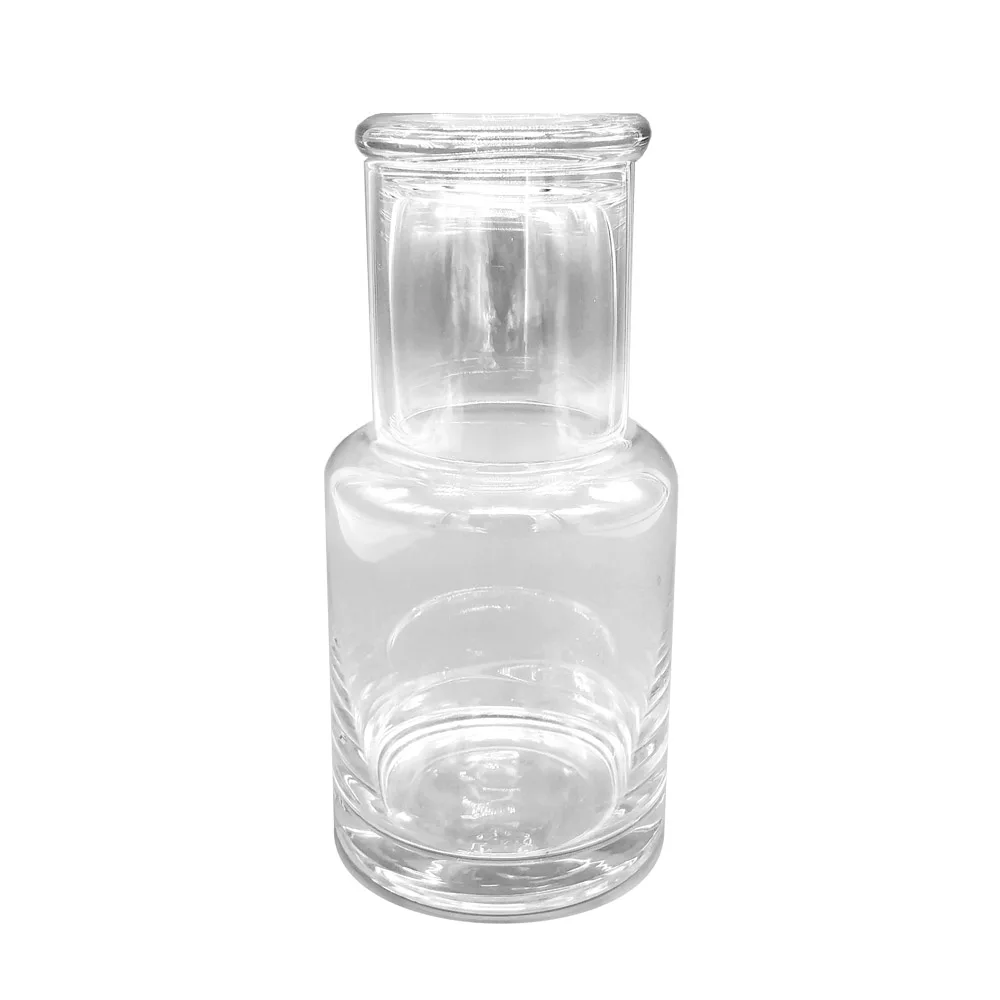 High Temperature Resistance clear bedside hot water night desktop glass carafe and glass set, Pink/transparent
High Temperature Resistance clear bedside hot water night desktop glass carafe and glass set, Pink/transparent