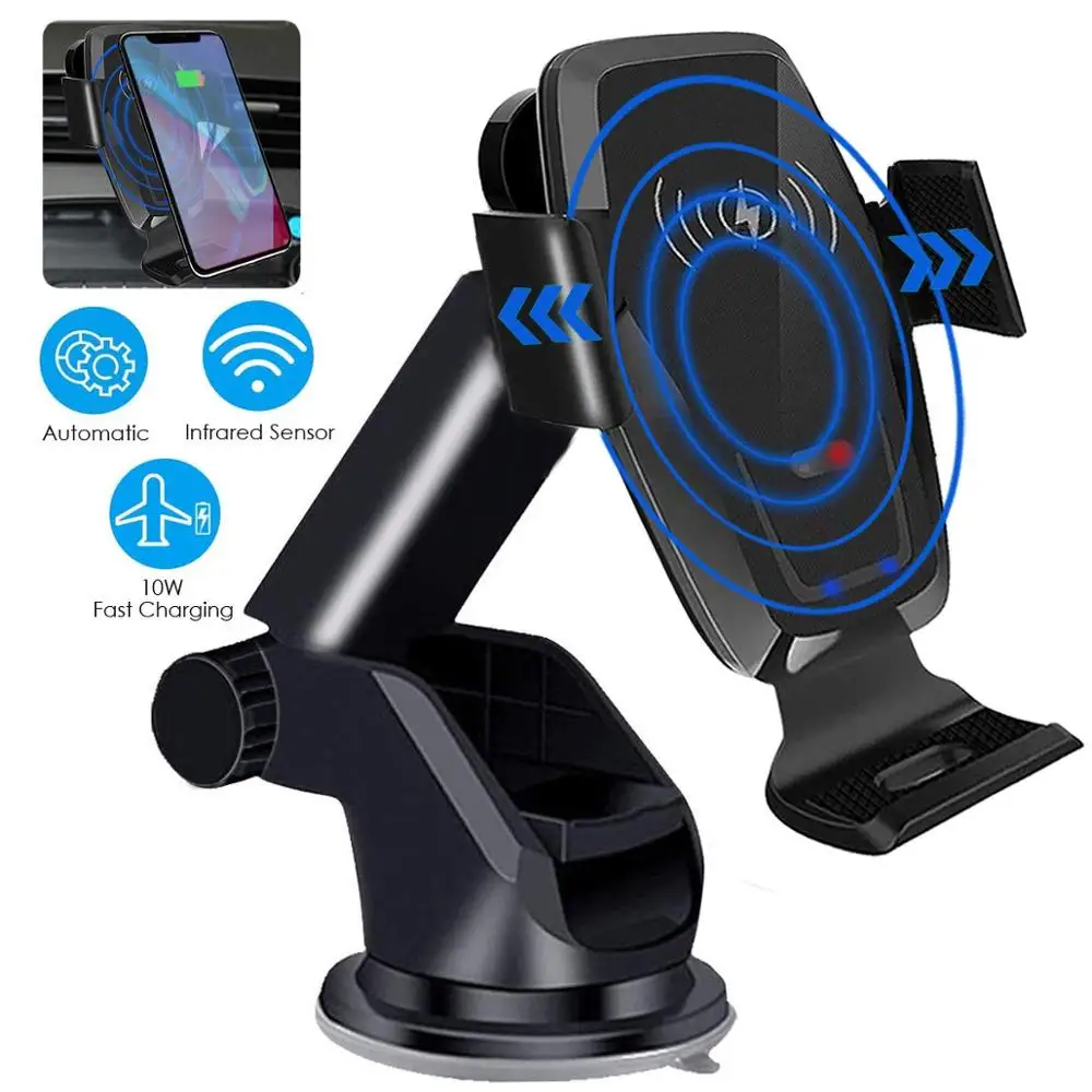 wireless charger car phone holder, universal phone holder car wireless charger, Black
wireless charger car phone holder, universal phone holder car wireless charger, Black
