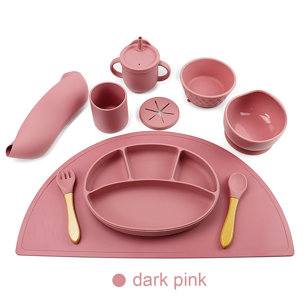 BPA Free 9 10 Piece Kids Silicone Baby Eating Feeding Suction Bowl Spoon Plates Dinnerware Set, Any pms color
BPA Free 9 10 Piece Kids Silicone Baby Eating Feeding Suction Bowl Spoon Plates Dinnerware Set, Any pms color