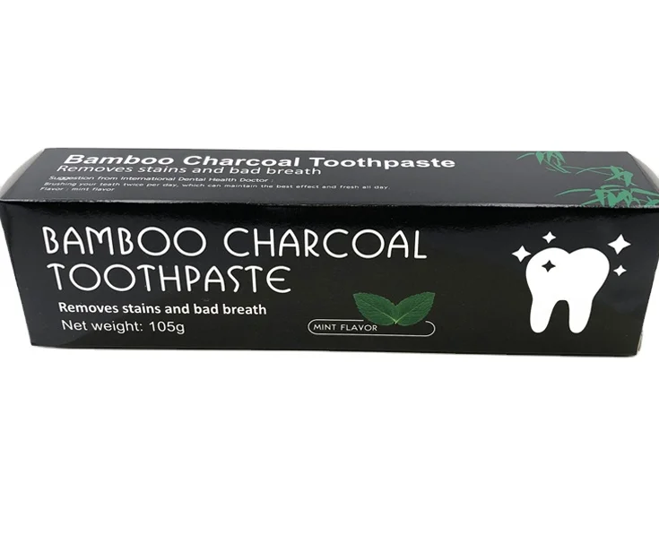 Custom Logo Natural Bamboo Charcoal Teeth Whitening Mint Toothpaste Wholesale, Black
Custom Logo Natural Bamboo Charcoal Teeth Whitening Mint Toothpaste Wholesale, Black