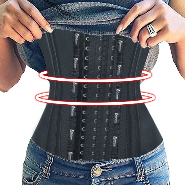 Wholesaler Plus Size Waist Trainer Latex corset women Customized private logo slimming corset for weight loss, Black
Wholesaler Plus Size Waist Trainer Latex corset women Customized private logo slimming corset for weight loss, Black