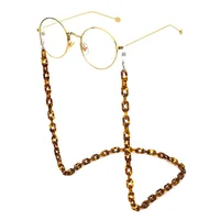 

High quality ready stock fashion sunglasses neck holder strap cord eyeglasses chains acetate glasses chain