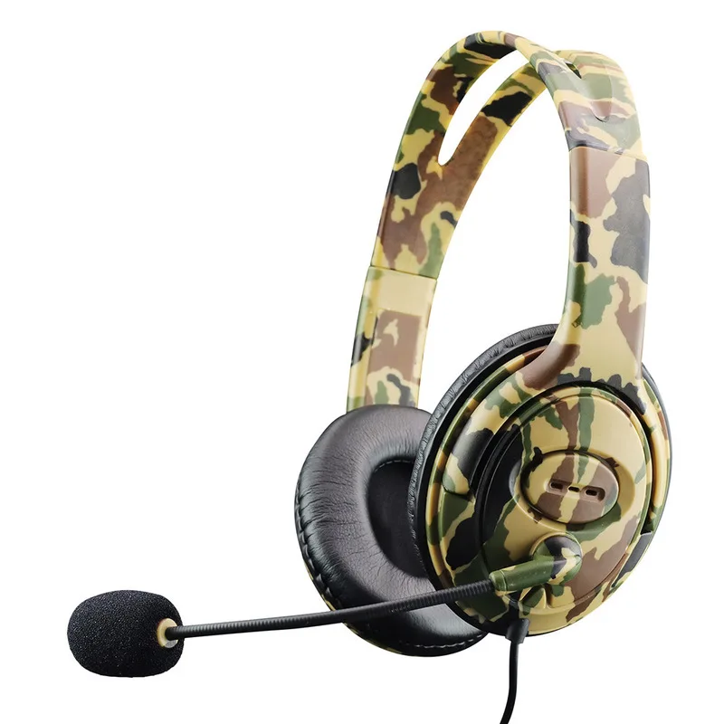 Hot Gaming Camouflage Headphone For PS4 PS5 USB 3.5 mm Wired Bass PC Headsets With Microphone
Hot Gaming Camouflage Headphone For PS4 PS5 USB 3.5 mm Wired Bass PC Headsets With Microphone