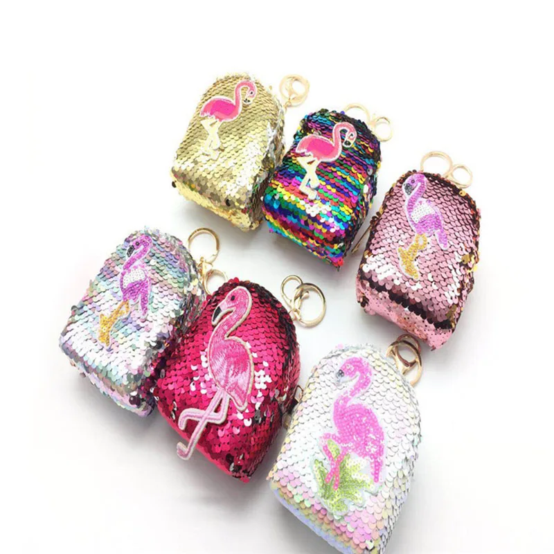 Fashion PU Zipper Key Coin wallets Girls Cute Cartoon Animal Flamingo Sequin Coin Purse
Fashion PU Zipper Key Coin wallets Girls Cute Cartoon Animal Flamingo Sequin Coin Purse