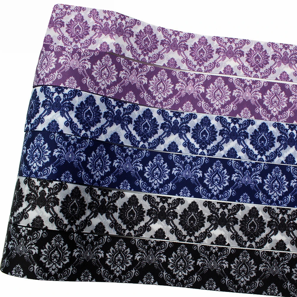 3.8cm Custom Printed Grosgrain Ribbon Ceramics Flower Printed Grosgrain Ribbon Blue Purple Classical Design, 6 colors
3.8cm Custom Printed Grosgrain Ribbon Ceramics Flower Printed Grosgrain Ribbon Blue Purple Classical Design, 6 colors