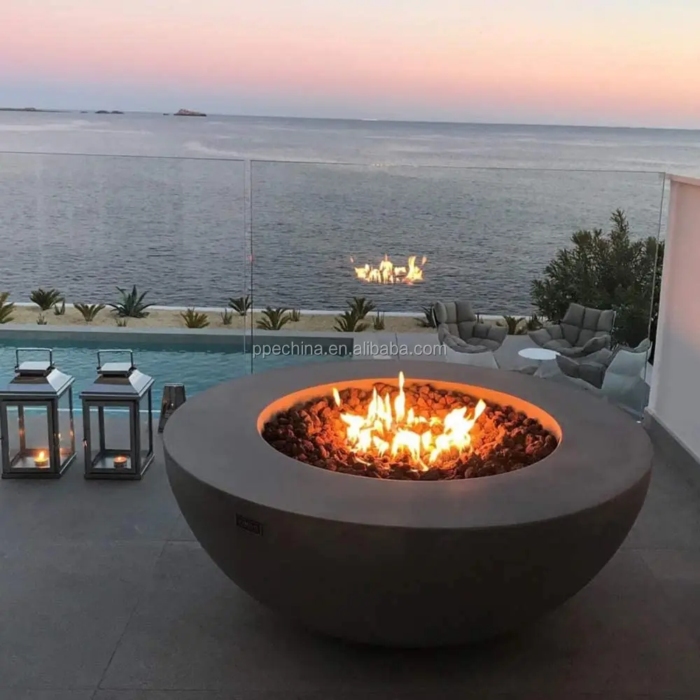 Outdoor gas stove courtyard villa gas stove Natural gas brazier table