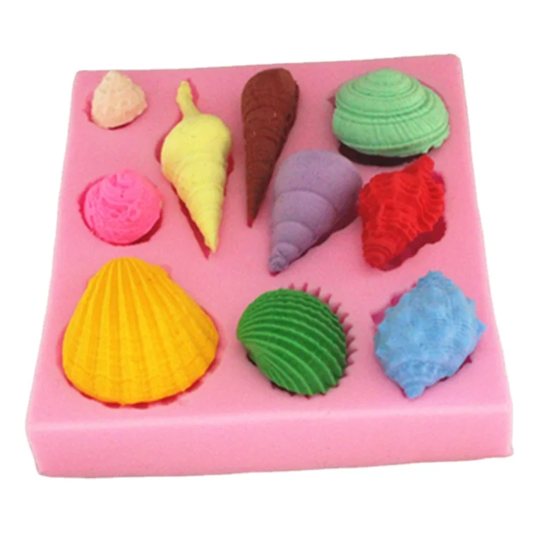 Shell series silicone fondant fondant mold cake decoration tool chocolate mold silicone, Pink
Shell series silicone fondant fondant mold cake decoration tool chocolate mold silicone, Pink