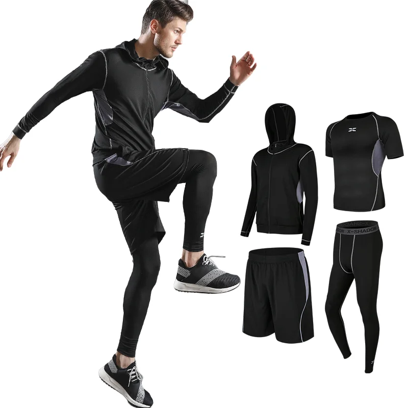 Men Slim Fit Gym Fitness Tracksuit Men Sportswear Tracksuit Hoodies Jogging Wear 4pcs set
Men Slim Fit Gym Fitness Tracksuit Men Sportswear Tracksuit Hoodies Jogging Wear 4pcs set