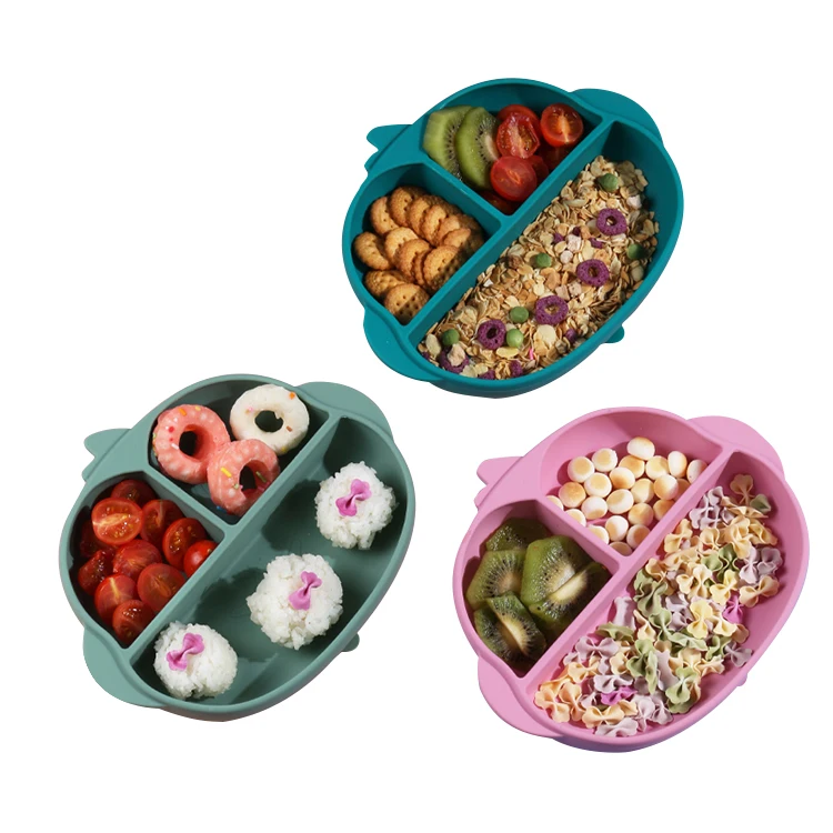 Food Grade Eco-Friendly Silicone Baby Feeding Plate Set Monkey Shape Baby Suction Plate, As picture
Food Grade Eco-Friendly Silicone Baby Feeding Plate Set Monkey Shape Baby Suction Plate, As picture