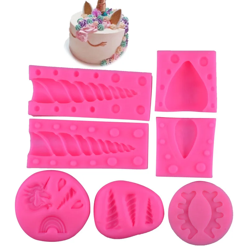 5 kinds hot sale unicorn ultra-light clay mold fondant silicone mold baking accessories cake decoration mold, As picture
5 kinds hot sale unicorn ultra-light clay mold fondant silicone mold baking accessories cake decoration mold, As picture