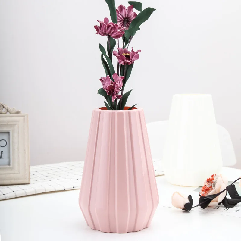 Elegant Decorative Plant Flower Pot Unbreakable Vase for Flowers Ceramic Look Plastic Vase, White pink blue
Elegant Decorative Plant Flower Pot Unbreakable Vase for Flowers Ceramic Look Plastic Vase, White pink blue