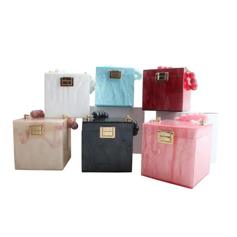 Women Evening Clutch Bag Acrylic Square Box Shoulder HandBags For Wedding Party Tote Purse, Customizable
Women Evening Clutch Bag Acrylic Square Box Shoulder HandBags For Wedding Party Tote Purse, Customizable