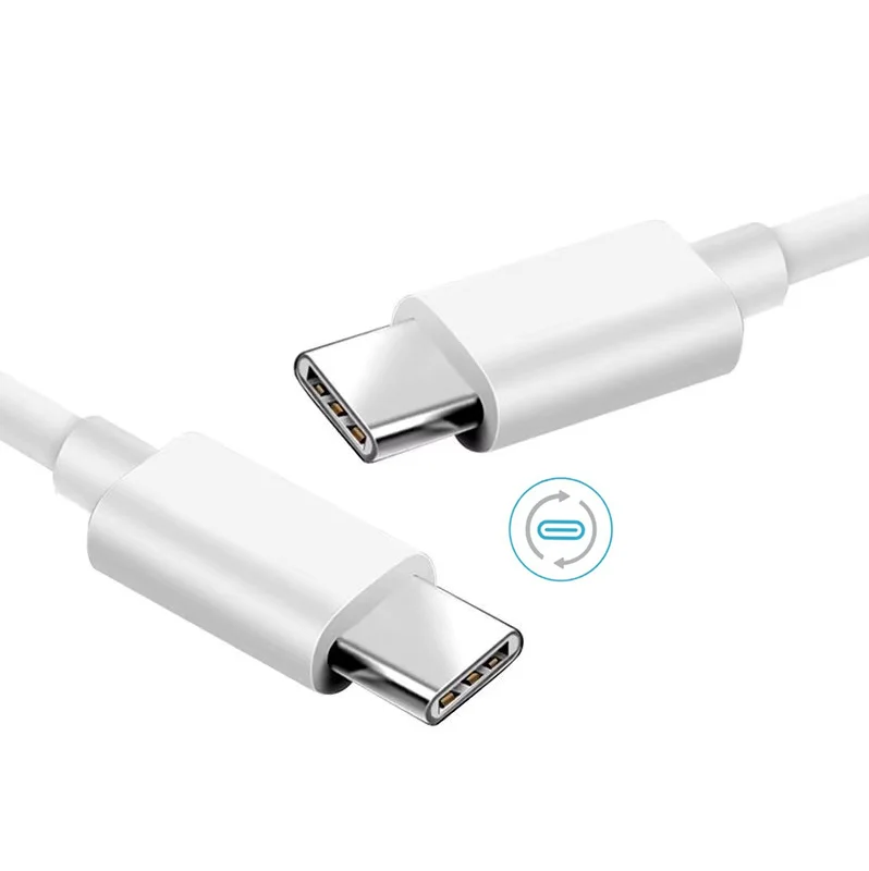 2m Long Data Sync USB-C To USB-C Cable Quick Charge Type-C PD Cable for Macbook Xiaomi Huawei Samsung, White or black
2m Long Data Sync USB-C To USB-C Cable Quick Charge Type-C PD Cable for Macbook Xiaomi Huawei Samsung, White or black