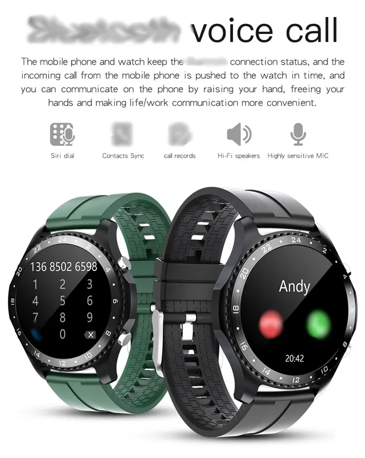 New Arrivals CK30 Smartwatch BT call Fitness tracker wristwatch heart rate Body temperature Blood pressure Smart watch CK30\n