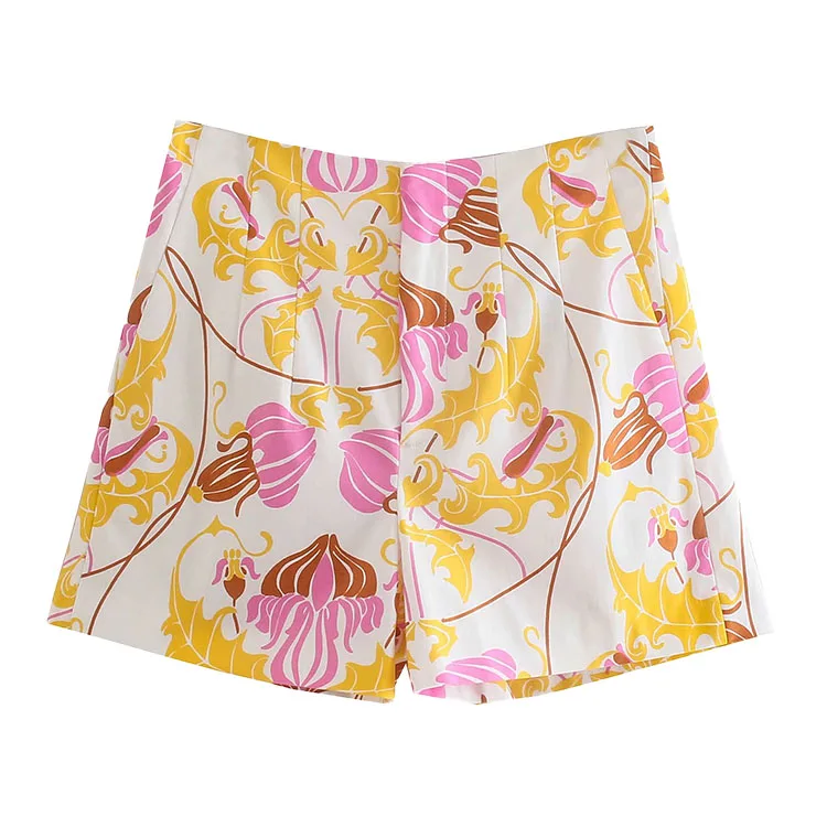 BMURHMZA2021 summer new women's casual versatile Bohemian style printed zipper fly back pocket women's shorts, Picture
BMURHMZA2021 summer new women's casual versatile Bohemian style printed zipper fly back pocket women's shorts, Picture