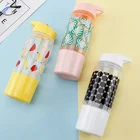 17oz new style bottle fashion rotating bottom bpa free snack container kids water bottle with straw