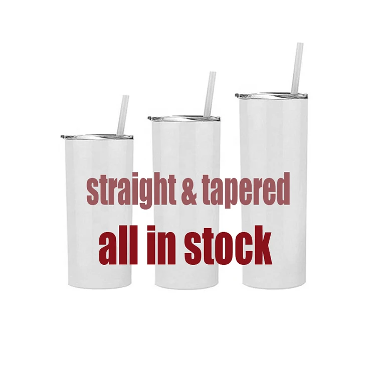 In stock 15oz Skinny White Straight Sublimation Blanks Stainless Steel Tumblers With Metal Straws
In stock 15oz Skinny White Straight Sublimation Blanks Stainless Steel Tumblers With Metal Straws