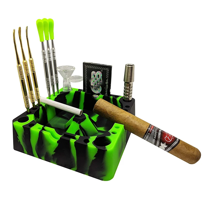 ONEDO Unbreakable and heat-resistant SILICONE ASHTRAY WITH HOLDING SLOTS, Camouflage color, water printing color
ONEDO Unbreakable and heat-resistant SILICONE ASHTRAY WITH HOLDING SLOTS, Camouflage color, water printing color