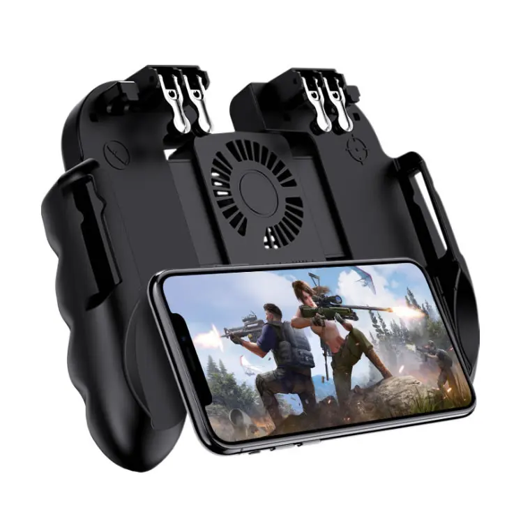 Mobile Phone Controller Gamepad with Fingers Trigger for Shooter Sensitive and Aim Trigger Controller Pubg Trigges, Black
Mobile Phone Controller Gamepad with Fingers Trigger for Shooter Sensitive and Aim Trigger Controller Pubg Trigges, Black