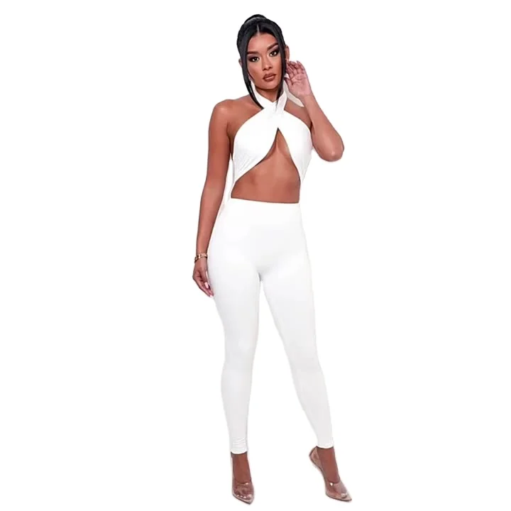 Hot Selling Romper Bodycon Halter Sporty Jumpsuits Women Clothes Plain 2021 Fitness Sleeveless, Picture showed
Hot Selling Romper Bodycon Halter Sporty Jumpsuits Women Clothes Plain 2021 Fitness Sleeveless, Picture showed