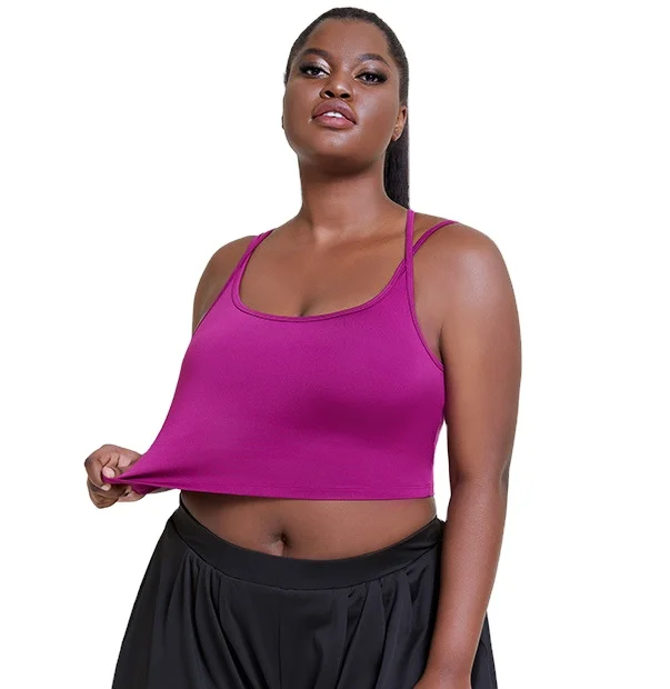High quality custom sportswear plus size 4XL sports bra active gym wear women sports bra crop top, Plum
High quality custom sportswear plus size 4XL sports bra active gym wear women sports bra crop top, Plum