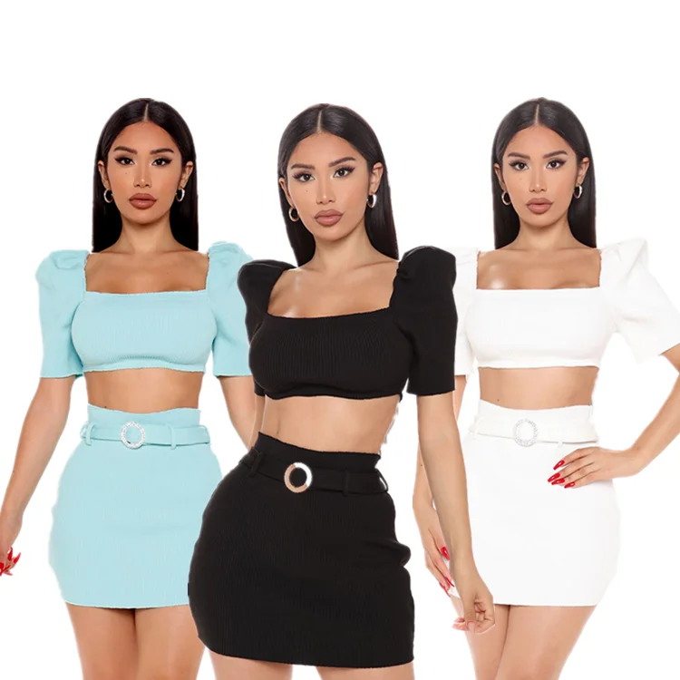 Summer Short Puff Sleeve Square Collar Sexy Crop Top Clothing Two Piece Pants Set, In available
Summer Short Puff Sleeve Square Collar Sexy Crop Top Clothing Two Piece Pants Set, In available
