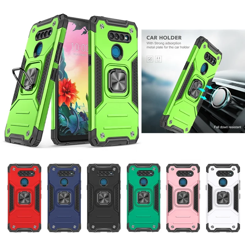 Wholesale 360 Ring Holder Shockproof Mobile Cover TPU PC Cellphone Case for LG Stylo6/K50s
Wholesale 360 Ring Holder Shockproof Mobile Cover TPU PC Cellphone Case for LG Stylo6/K50s