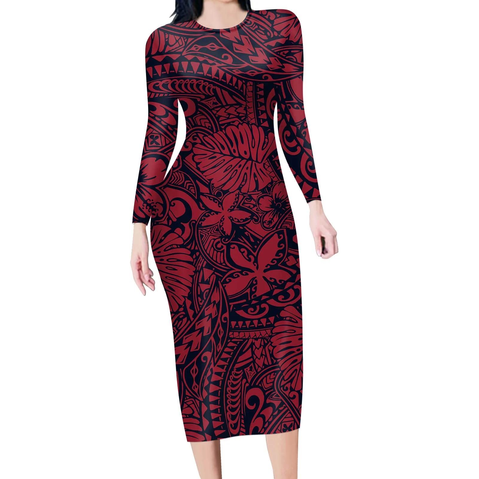 Striped Polynesia Flower Print Maxi Cheap Long Sleeve Dress Plus Size Clothing Sexy Outfit Vintage Clothing Ladies Clothing, Customized color
Striped Polynesia Flower Print Maxi Cheap Long Sleeve Dress Plus Size Clothing Sexy Outfit Vintage Clothing Ladies Clothing, Customized color