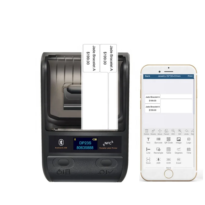 DeTong-DP23S 50mm hand held mini sticker label printer machine barcode label printer
DeTong-DP23S 50mm hand held mini sticker label printer machine barcode label printer