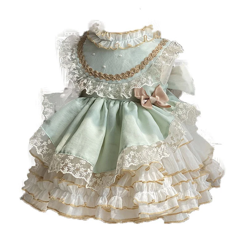 Toddler Girls Wedding Baby Lace Cake Birthday Princess Dress Lolita Spanish Baby Clothes Dress Party Clothing for Kids
Toddler Girls Wedding Baby Lace Cake Birthday Princess Dress Lolita Spanish Baby Clothes Dress Party Clothing for Kids