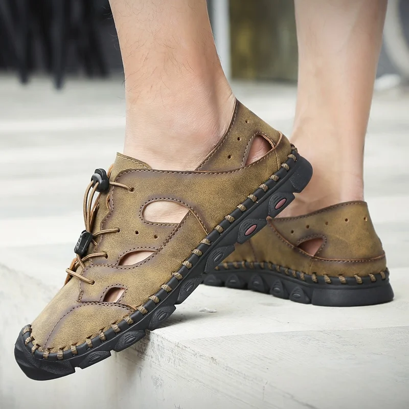2020 New Style Hand-stitched Hollowed-out Sandals for Men's Breathable Casual Shoes
2020 New Style Hand-stitched Hollowed-out Sandals for Men's Breathable Casual Shoes