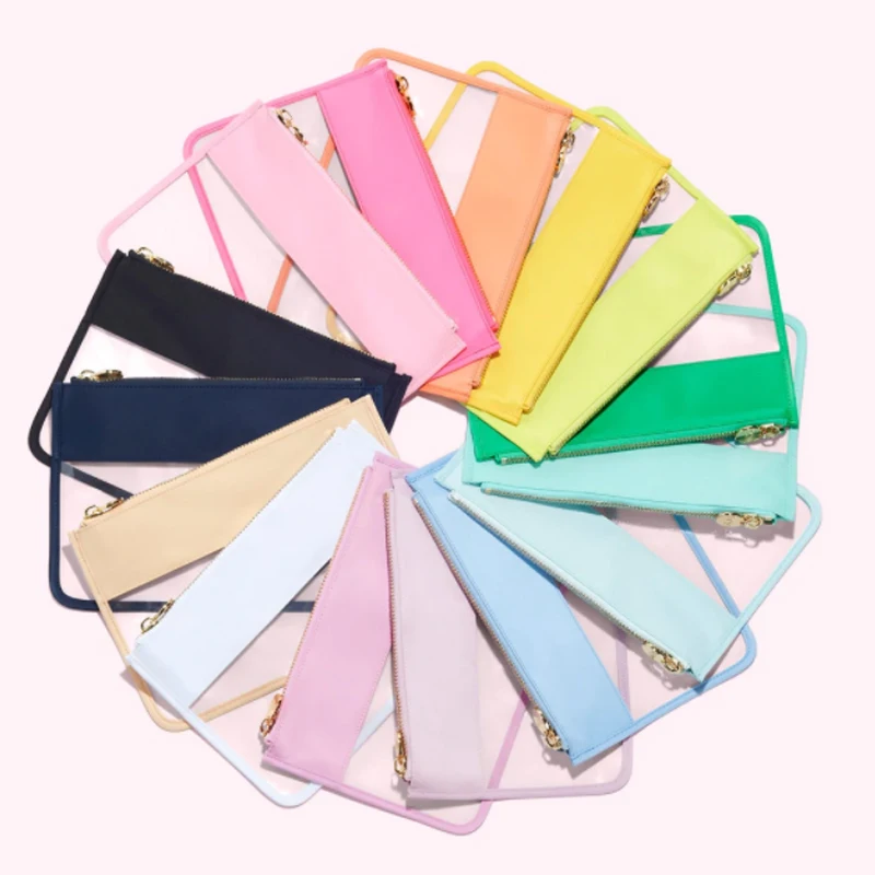 Clear Cosmetic Pouch High Quality Clear Flat Nylon Pouch Letter Patch Makeup Bag, As pics show
Clear Cosmetic Pouch High Quality Clear Flat Nylon Pouch Letter Patch Makeup Bag, As pics show