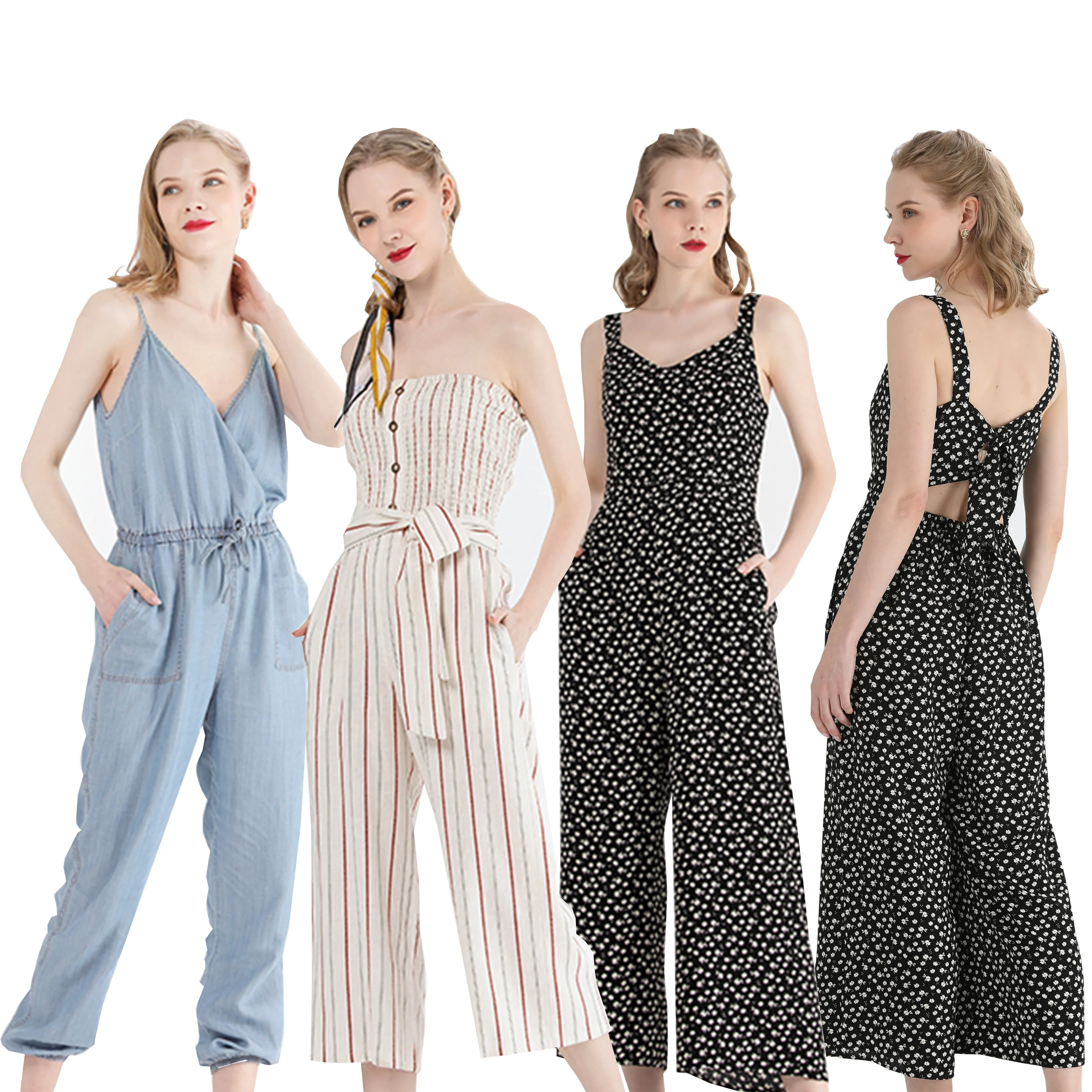 Womens Summer Sexy Fashion Casual Denim Blue Long Pants Sexy Ladies One Piece Jumpsuits
Womens Summer Sexy Fashion Casual Denim Blue Long Pants Sexy Ladies One Piece Jumpsuits
